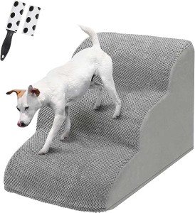 Three-Step Non-Slip Pet Stairs for Dogs and Cats
