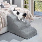 Three-Step Non-Slip Pet Stairs for Dogs and Cats