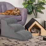 Three-Step Non-Slip Pet Stairs for Dogs and Cats