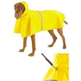 Medium Yellow Dog Rain Jacket by Casual Canine