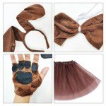 6-Piece Puppy Dog Costume Set for Kids & Adults