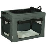 PawHut 60cm Pet Carrier for Cats & Small Dogs