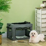 PawHut 60cm Pet Carrier for Cats & Small Dogs