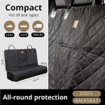 AMZPET Waterproof Dog Car Seat Cover, Nonslip Design