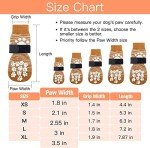 Anti-Slip Dog Socks for Hardwood Floors - Khaki