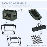 PawHut 60cm Pet Carrier for Cats & Small Dogs