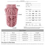 Cozy Pink Turtleneck Sweater for Dogs