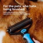 MalsiPree 2-in-1 Dog Grooming Brush for Shedding