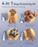 4-in-1 Cordless Dog & Cat Grooming Kit