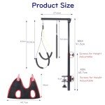Adjustable Dog Grooming Arm with Clamps & Harness