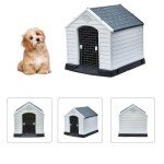 Weatherproof Indoor/Outdoor Dog Kennel House