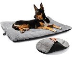 Cozy Washable Dog Bed Mat - Large Grey