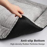 Cozy Washable Dog Bed Mat - Large Grey