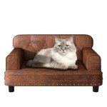 Cozy Suede Dog Sofa and Cat Bed