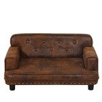 Cozy Suede Dog Sofa and Cat Bed