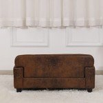 Cozy Suede Dog Sofa and Cat Bed