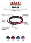 Comfortable Reflective Dog Collar - Medium, Red