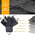 Wikoan Waterproof Dog Car Hammock with Mesh Window