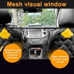 Wikoan Waterproof Dog Car Hammock with Mesh Window