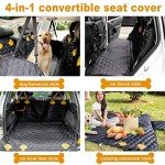 Wikoan Waterproof Dog Car Hammock with Mesh Window