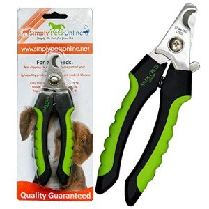 Vet-Approved Dog Nail Clippers with Safety Guard