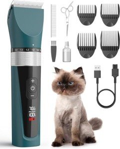Quiet Cordless Grooming Clippers for Dogs & Cats