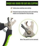 Vet-Approved Dog Nail Clippers with Safety Guard