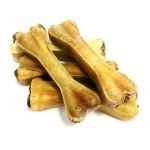 10 Natural Rawhide Pizzle Filled Dog Chews