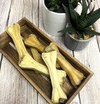 10 Natural Rawhide Pizzle Filled Dog Chews