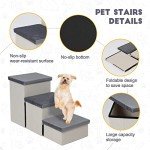 Foldable Non-Slip Dog Stairs with Storage