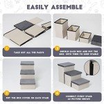 Foldable Non-Slip Dog Stairs with Storage