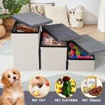 Foldable Non-Slip Dog Stairs with Storage