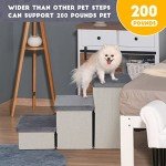 Foldable Non-Slip Dog Stairs with Storage