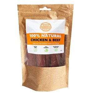 Natural Chicken & Beef Dog Treats - 100g
