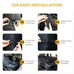 HAPPY HACHI 2-in-1 Dog Car Seat Cover