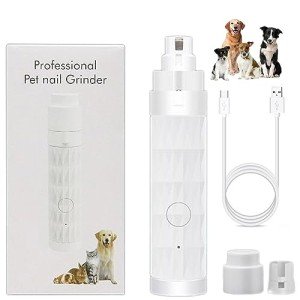 Rechargeable Dog Nail Grinder with LED Light