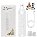 Rechargeable Dog Nail Grinder with LED Light