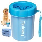 Tinioey Dog Paw Cleaner with Towels
