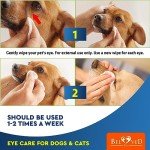 Dog Eye Wash Drops & Wipes for Healthy Eyes