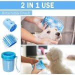 Tinioey Dog Paw Cleaner with Towels