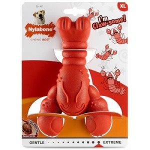 Nylabone Tough Lobster Chew Toy for Dogs