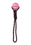 HENBRANDT Interactive Pink Dog Ball with Rope