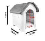 Weatherproof Pet Kennel House for Indoor & Outdoor