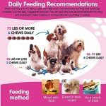 Natural Flea & Tick Chews for Dogs - 120 pcs