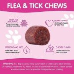 Natural Flea & Tick Chews for Dogs - 120 pcs
