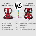 True Love Adjustable No-Pull Dog Harness, Black