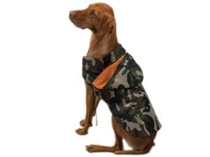 Reversible Hooded Camo Dog Jacket - X-Large