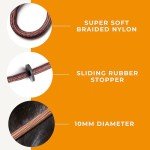 Deluxe Brown Slip Lead for Dogs - Super Soft