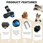 Reflective Waterproof Dog Boots with Anti-Slip Sole