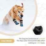 Reflective Waterproof Dog Boots with Anti-Slip Sole